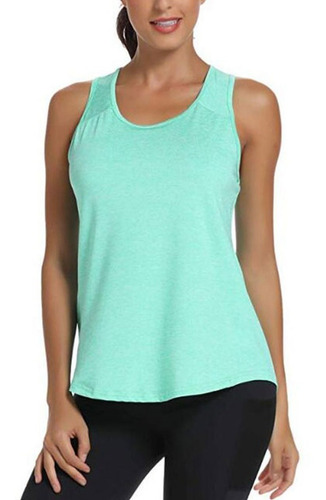 Camiseta Deportiva Sin Mangas Para Mujer Playera Para Yoga