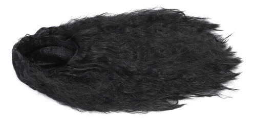 Peluca Holgada Para Mujer, Larga, Rizada, Ondulada, Negra, S