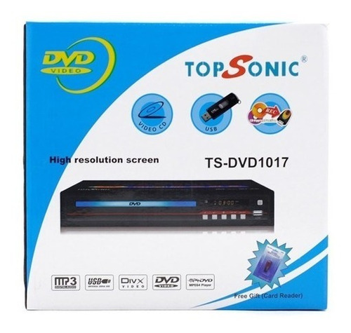 Reproductor Dvd Mp3-usb Top Sonic + Control Remoto