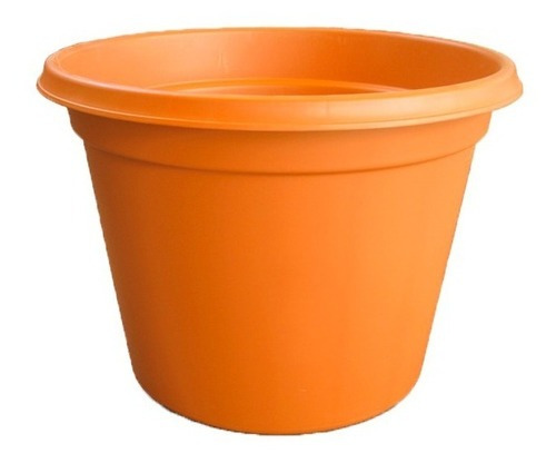 Maceta Terracota N.5 Redonda Plastica Para Jardin Colombraro