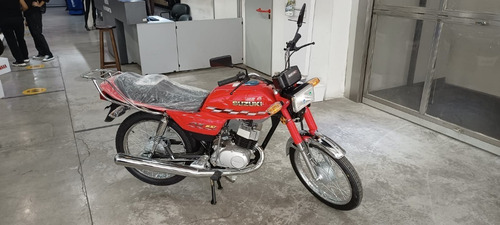 Imagen 3 de 16 de Suzuki Ax 100 0km 2023 Rojo / Negro / Gris