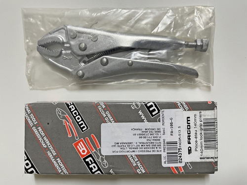 Alicate Pressão Facom 513.5 140mm 5 Polegadas Made in France