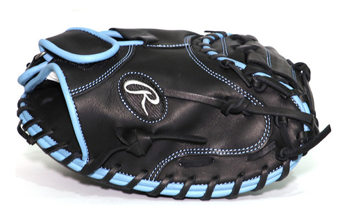 Guante Para Catcher Beisbol Rawlings Gxlesp13bcb Negro Azul Talla 32.5 in