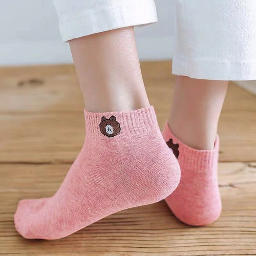 Calcetines Mujer Cómodo Transpirable Calcetas Corta 10 Pares
