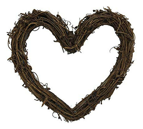 Natural Grapevine Diy Craft Heart Wreath Twig Wreath Vines W