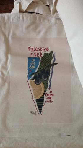 Palestina. Bolso Tote Bag Lino 