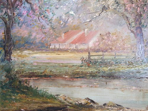P. Carrillo Tamaño ( 70 X 50 Cm ) Óleo Sobre Tela