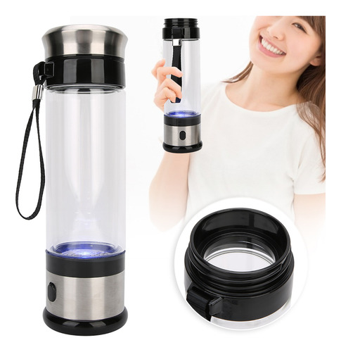 Hydrogen Rich Water Bottle Portable Hydrogen Generator Cup