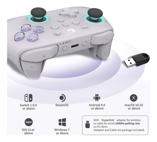 Controlador Bluetooth Gulikit King Kong 3max 2024 Nueva Vers