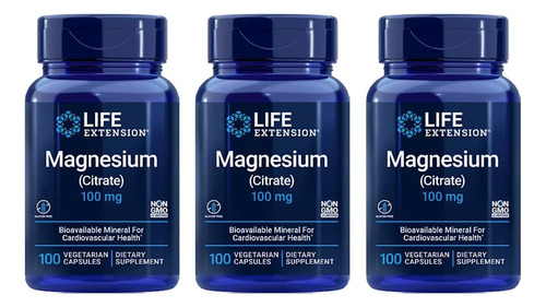 3 Magnesio Citrate X 100 Caps - Unidad a $70800