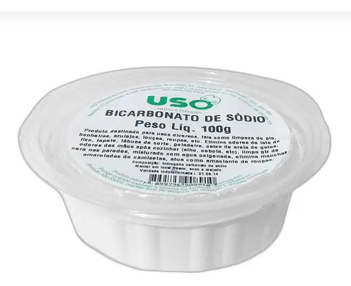 Bicarbonato De Sodio P/limpeza 100g Uso 100g