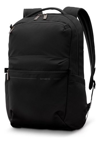 Mochila Samsonite Better Than Basics Para Laptop 15.6 21l Recycled Smart Sleeve Viaje Trabajo Compartimentos Acolchados Bolsillos Laterales Black Samsonite