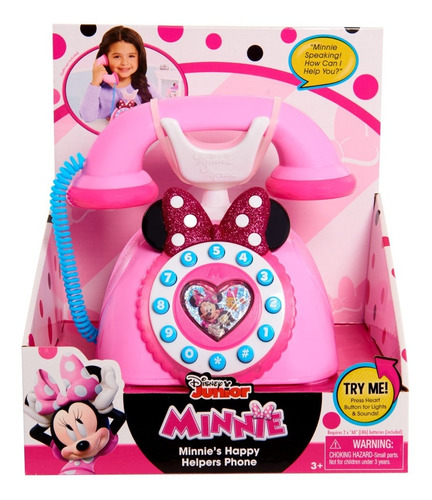 Minnie Mouse Happy Helpers Phone Telefono Para Niñas Disney