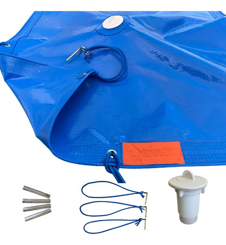 Capa Piscina 15 Em 1 Pvc 500 Micras 4,5x4 Proteção+térmica
