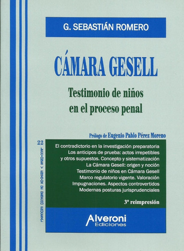 Cámara Gesell Testimonio De Niños En El Proceso Penal Ro 