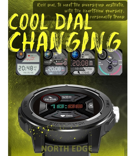Smartwatch North Edge Mars 2 Monitor Salud Deportes