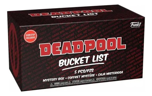 Funko Set Bucket List 5 Pcs Deadpool