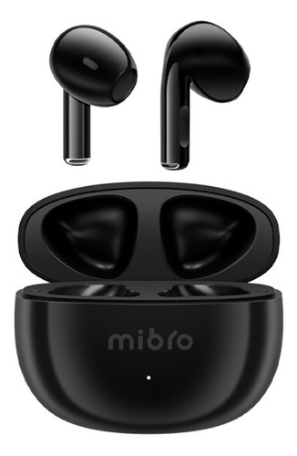 Auriculares Bluetooth Mibro Earbuds 4 Xpej009, color negro