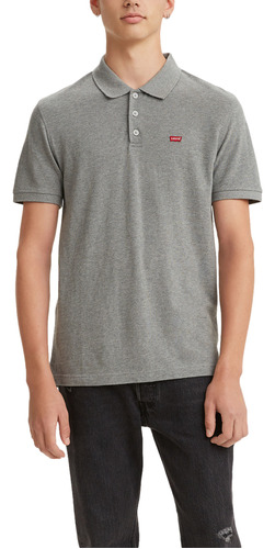 Polo Hombre Lisa Logo Gris Levis 35883-0004