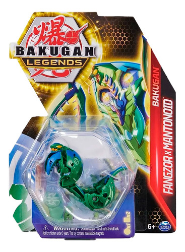 Bakugan Legends Fangzor Mantonoid + Cartas Original Sk