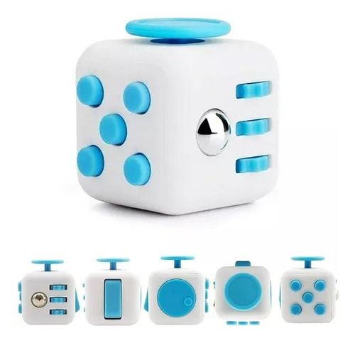 Cubo Dado Anti Stress Ansiedad Fidget Juguete Sensorial X 1