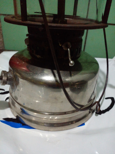 Farol Sol De Noche A Querosen Bibigas. Platiado (Usado)