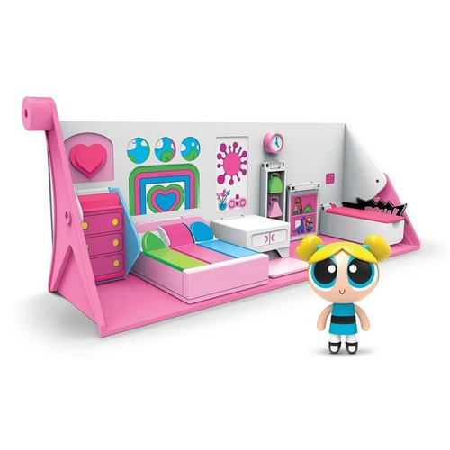 Professor Utônio Playset 2 Em 1 As Meninas Superpoderosas