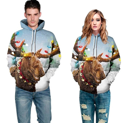Imagen 5 de 7 de Sudaderas Diseño Navideño Originales Alta Calidad