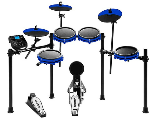 Alesis Nitro Mesh Limited-edition Blue Lightning Electronic 