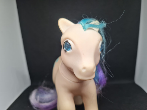 Ponei My Little Pony G1 1985 Com Olhos De Pedrinhas ! Raro (Usado)