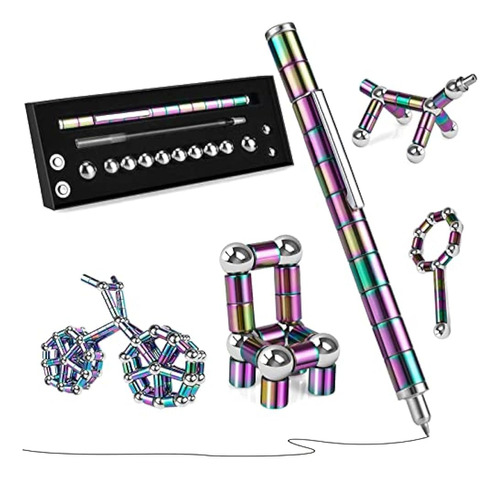 Larah Color Fidget Pen Juguete Magnético, Herramienta Sensor
