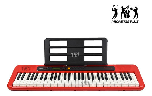 Imagen 4 de 10 de Teclado Casio Ct-s200 Rd +base+estuche Lona + Adap Ad-e9510