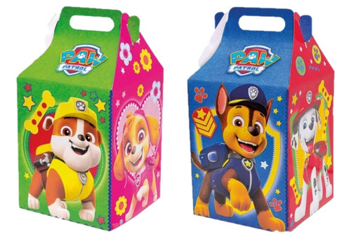 Cajitas Sorpresa De Cumpleaños - Paw Patrol - Pack X 6