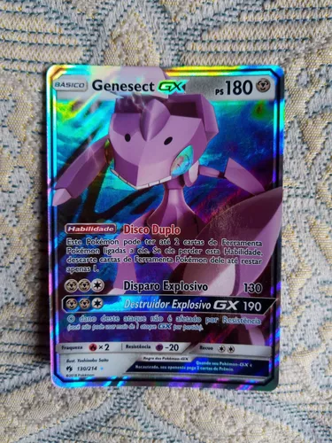 Carta Pokemon Genesect GX Português 130/214 Original Copag