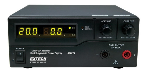 Fuente De Poder Lab 120v Salida 30vcd/20a 600w Extech 382275