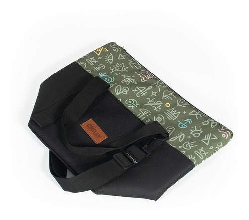 Imagen 9 de 9 de Bolso Térmico 10 Lts Diseño Doodle Wall Chilly