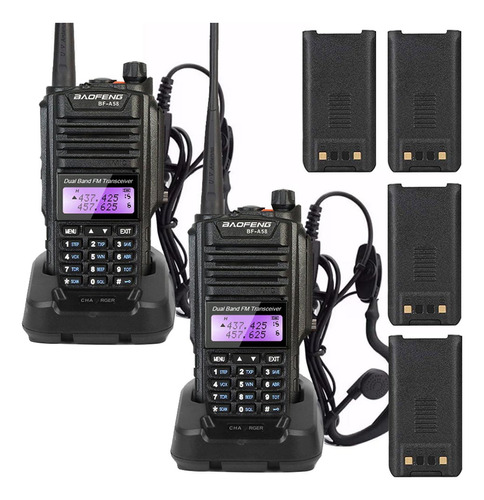 Handy Baofeng Kit X 2 Vhf/uhf A58 Recargable Handie + Extras