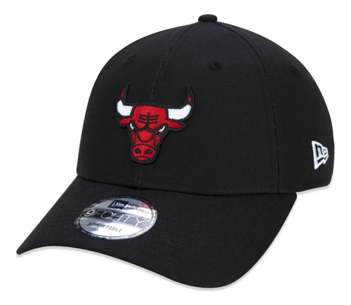 Boné New Era Chicago Bulls Aba Curva Preto Original