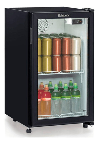 Refrigerador/expositor Vertical Gptu-120pr Preto Frost Free 110v