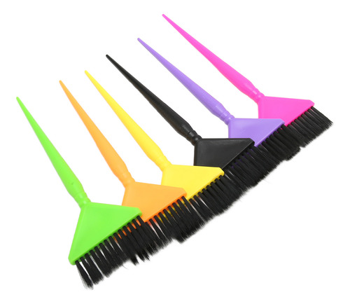 Pincel Para Teñir El Cabello, 6 Unidades, Multicolor, Para T