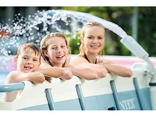 Intex Led Multicolor Piscina De La Fuente Por Encima De Pisc