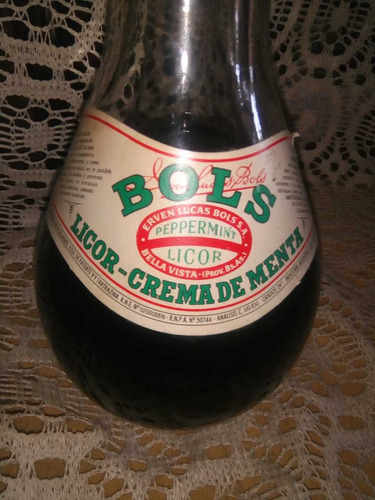 Botella De Licor Bols Antigua