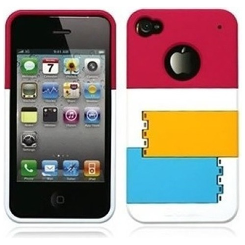 Capa Para iPhone 4 4s Mondrian Ajustável Novo