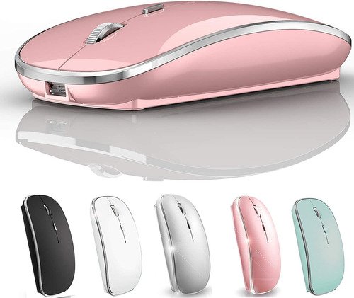 Mouse Jetta Bluetooth, P/iPad, Macbook Pro, En Rosa Dorado