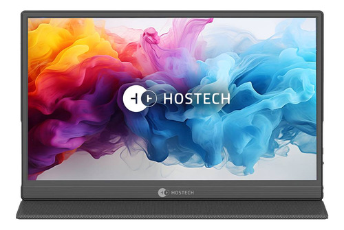 Monitor Portatil Hostech 15.6 Fhd 1920*1080 (htmop1b) Color Gris Oscuro