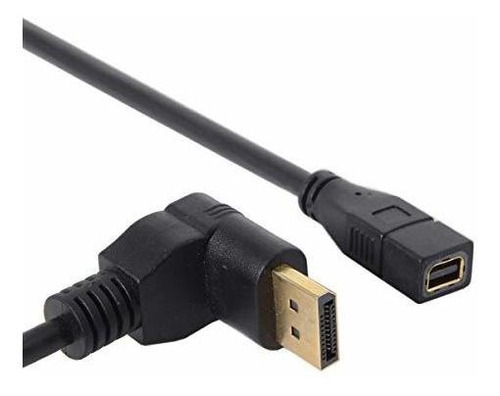 Cablecc Cable Displayport A Mini Dp 90° (up Angled)