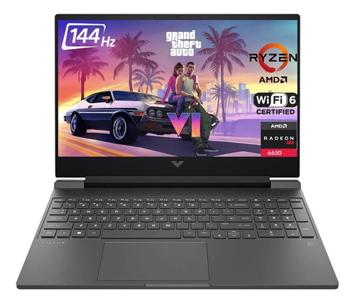 Notebook Para Juegos Hp Victus 15 (15.6 Fhd 144 Hz Ips, Amd