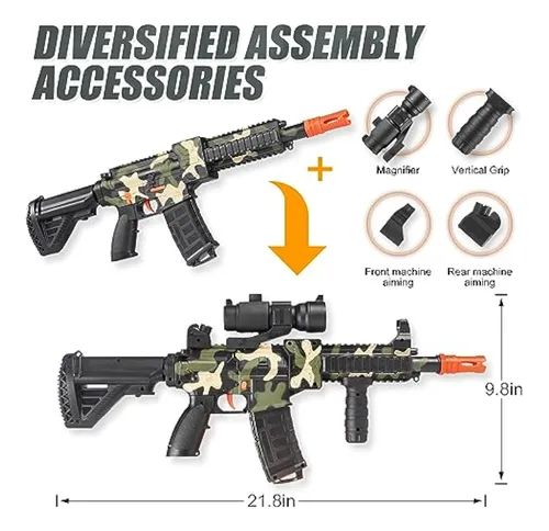 Pistola De Espuma De Juguete Realista, Rifle