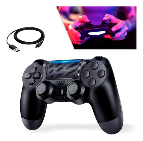 Controle Ps4 Manete Sem Fio Compatível Console Pc Tv Celular