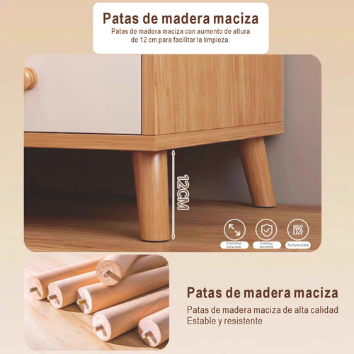 Buro Para Recamara Mesa De Nocheminimalista Con 3 Cajones